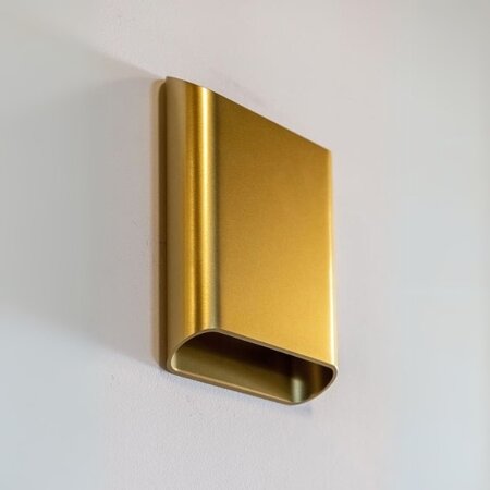 Artdelight Modern Hotel Chique wandlamp Diaz 2-lichts warm goud