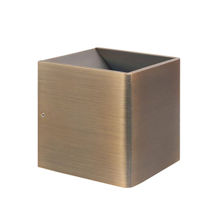 Highlight Moderne wandlamp Stretto LED small brons