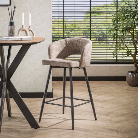 BelaLuz Moderne Barstoel Cloud cargo zandkleur