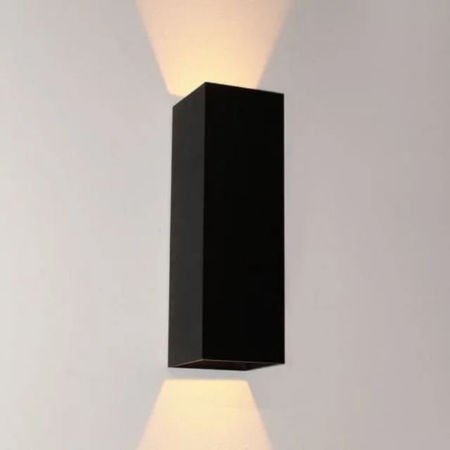 Wandlamp Vegas 2-lichts zwart