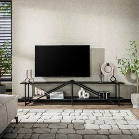 TV-meubel Piega 220 cm grijs