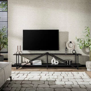 TV-meubel Piega 220 cm grijs
