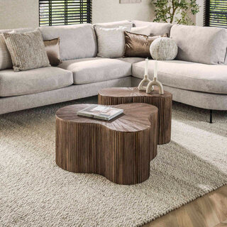 Salontafel Maya 2 set shamrock teak