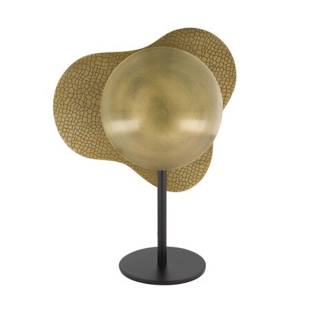 BelaLuz Moderne Industriële tafellamp Lylo 1-lichts antique brass