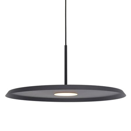 Artdelight Modern Industriële hanglamp Osorno 1-lichts zwart