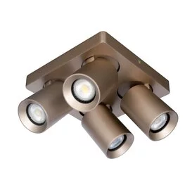 Opbouwspot Megano 4-lichts champagne
