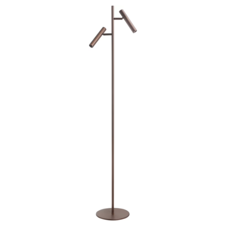 Highlight Moderne minimalistische Piero vloerlamp 2-lichts chocp