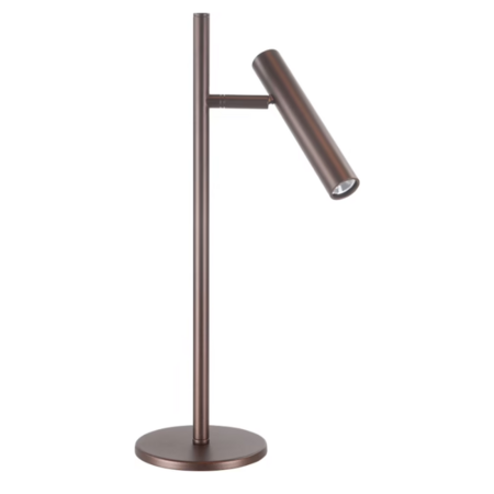 Highlight Moderne minimalistische tafellamp Piero 1-lichts choco