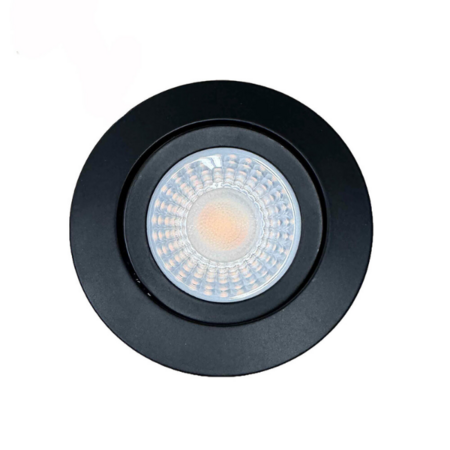 ETH Moderne inbouwspot Ronin 1-lichts zwart dim to warm IP44