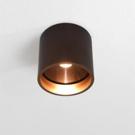 Plafondlamp Orleans 1-lichts brons geborsteld