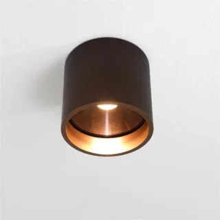 Plafondlamp Orleans 1-lichts brons geborsteld