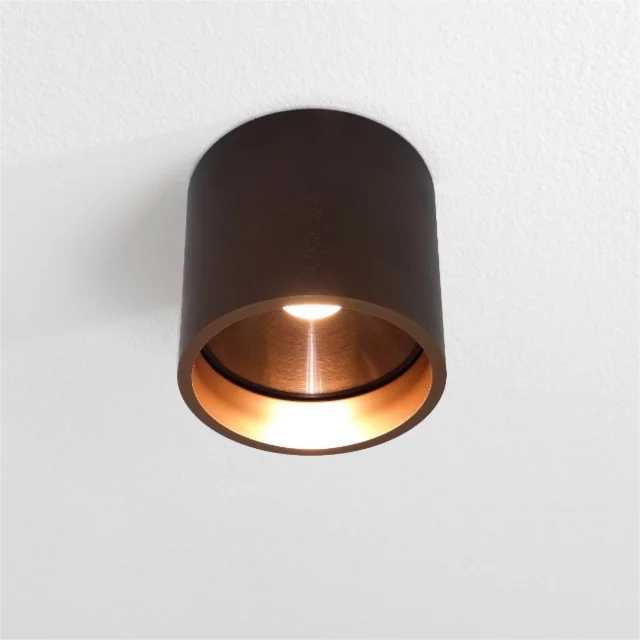 Plafondlamp Orleans 1-lichts brons geborsteld