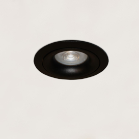 Inbouwspot Alice 1-lichts zwart rond