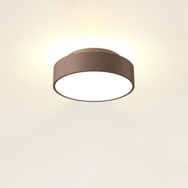 Plafondlamp Chicago 1-lichts brons geborsteld