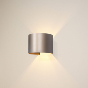 Artdelight Moderne Scandinavische wandlamp Gyro 1-lichts champagne