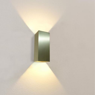 Wandlamp Dante XL 2-lichts licht brons