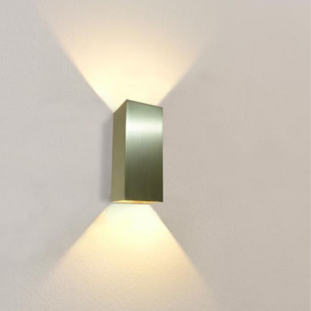 Artdelight Klassieke Industriële wandlamp Dante XL 2-lichts licht brons