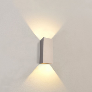 Wandlamp Dante XL 2-lichts champagne
