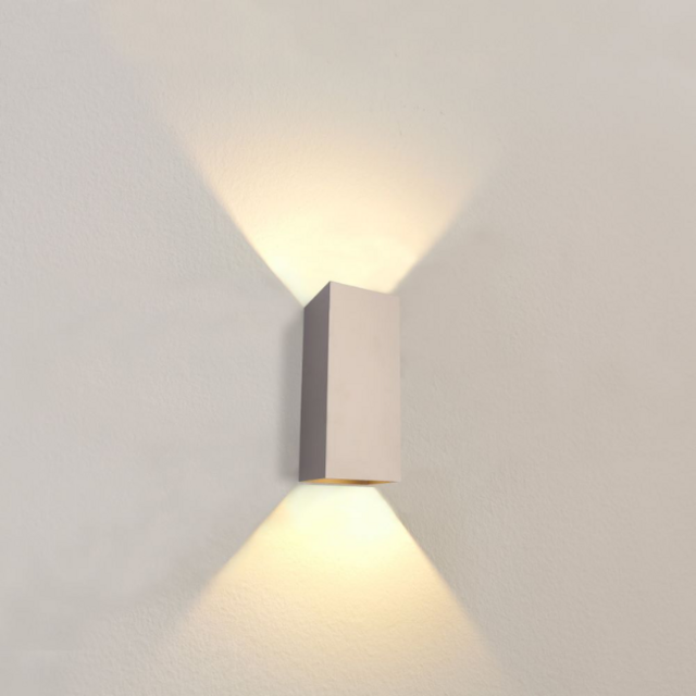 Wandlamp Dante XL 2-lichts champagne