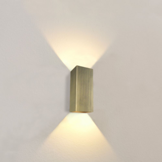 Wandlamp Dante XL 2-lichts antiek brons