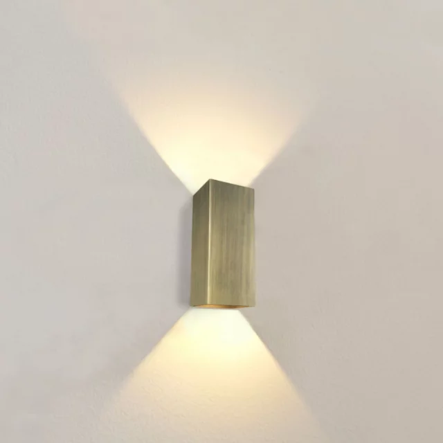 Wandlamp Dante XL 2-lichts antiek brons