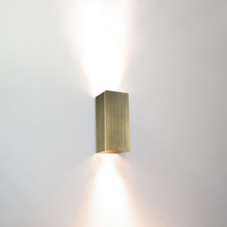 Wandlamp Dante 2-lichts antiek brons