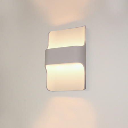 Artdelight Modern design wandlamp Dallas 2-lichts wit IP65