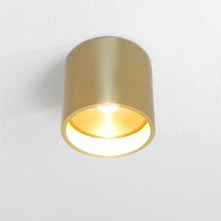 Plafondlamp Orleans 1-lichts goud geborsteld