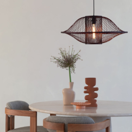 hanglamp Maui 1-lichts burgundy Ø70 cm
