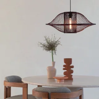 hanglamp Maui 1-lichts burgundy Ø70 cm