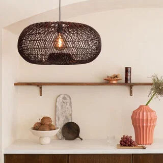 Hanglamp Arizona 1-lichts burgundy