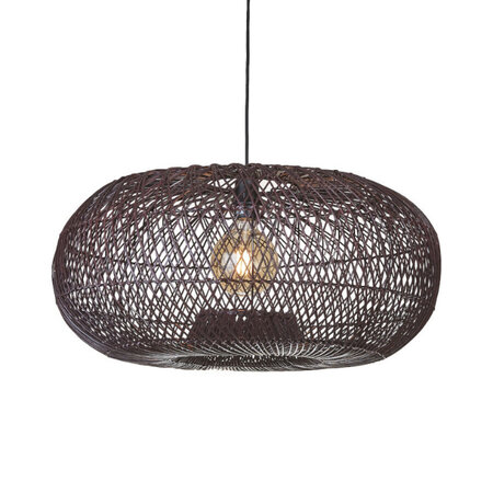 GOOD & MOJO Landelijke Ibiza stijl hanglamp Arizona 1-lichts burgundy