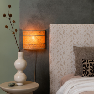 GOOD & MOJO Landelijke Ibiza stijl wandlamp Langkwai 1-lichts naturel