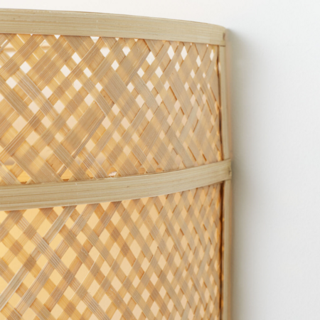GOOD & MOJO Landelijke Ibiza stijl wandlamp Langkwai 1-lichts naturel