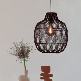 Hanglamp Mendoza large 1-lichts burgundy