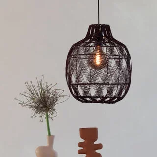Hanglamp Mendoza large 1-lichts burgundy