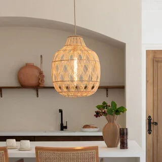 Hanglamp Mendoza large 1-lichts naturel