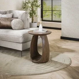 Bijzettafel Zen small mat bruin acaciahout