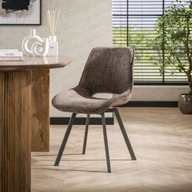 Eetkamerstoel Frey Rich taupe