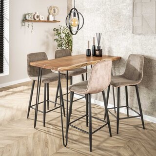 Bartafel Brando 130 cm massief acacia