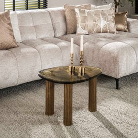 Salontafel Glare medium goud antiek
