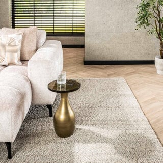 Bijzettafel Glare small goud antiek druppelvormig