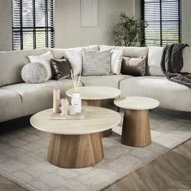 Salontafel Romano 3-set tapse poot