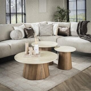 Salontafel Romano 3-set tapse poot