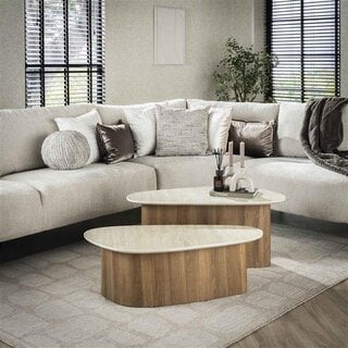Salontafel Romano 2-set driehoekig