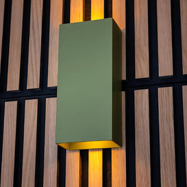 Wandlamp David 2-lichts groen