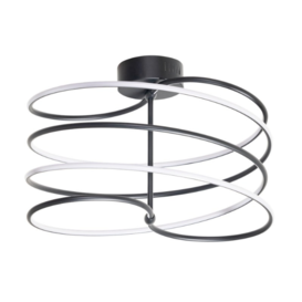 Plafondlamp Slinger 1-lichts zwart