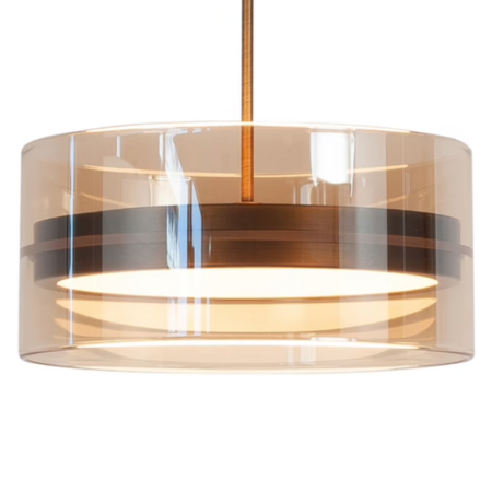 Highlight Modern minimalistische hanglamp Enzo 4 lichts brons