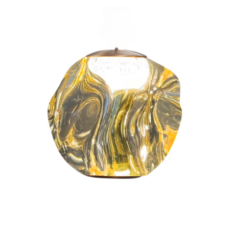 Highlight Moderne design hanglamp Melina 5-lichts getrapt goud