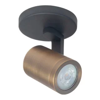 Opbouwspot Halo 1-lichts zwart brons